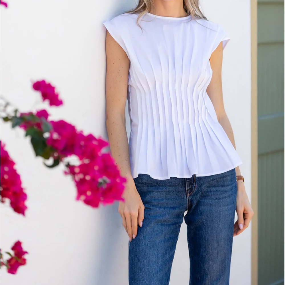 Julia Amory Ava Top Poplin